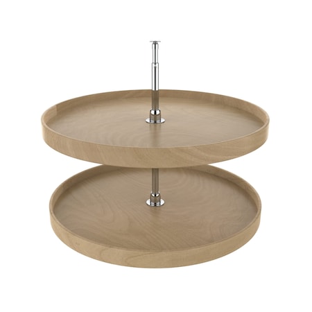 Rev-A-Shelf Maple Hardwood, Light Brown, 32 in W, 26 in H, 32 in D, 32 in L, Light Brown LD-4NW-072-32-1